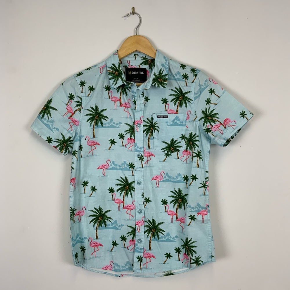 Boys West49 Button up Hawaiian Shirt